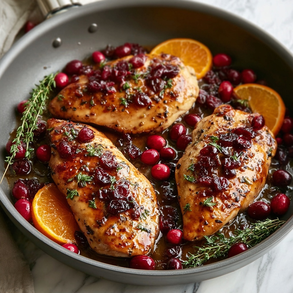 Cranberry Orange Chicken Recipe - Recipe Image