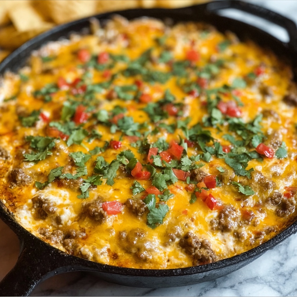 Cheesy Taco Dip Recipe - Recipe Image