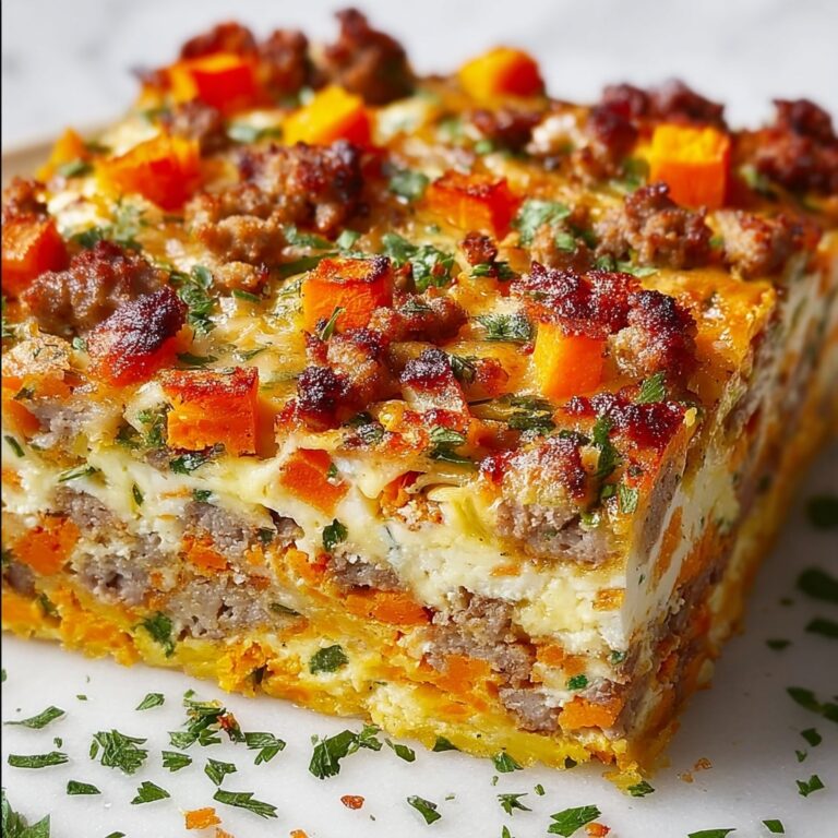 Sweet Potato Hashbrown Breakfast Casserole Recipe