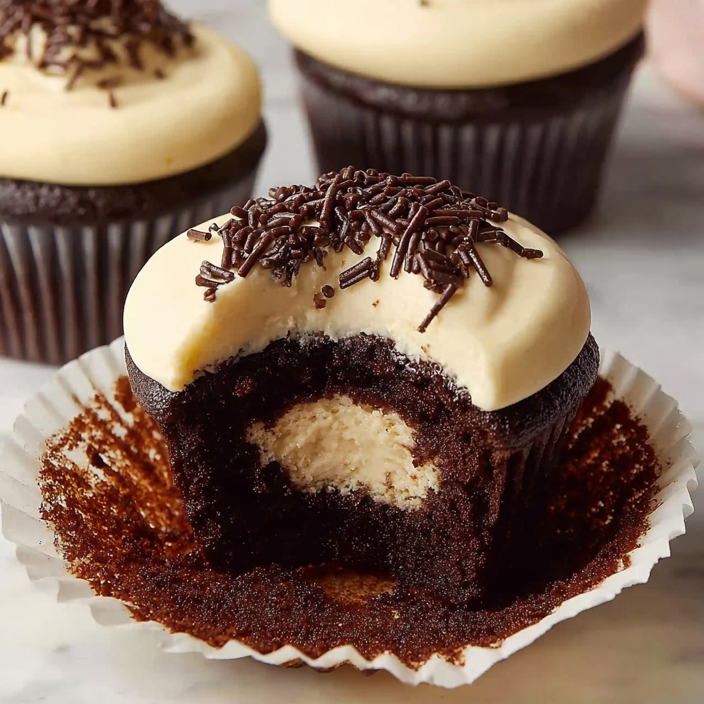 Creamy Chocolate Cupcakes Recipe - Recipe Image