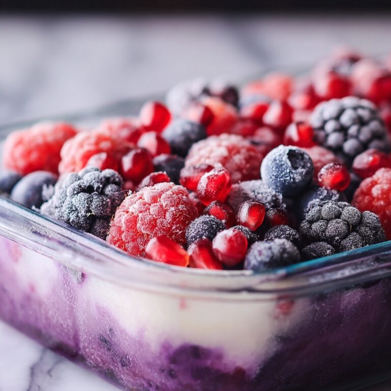 Berry Bliss Frozen Fruit Salad Recipe