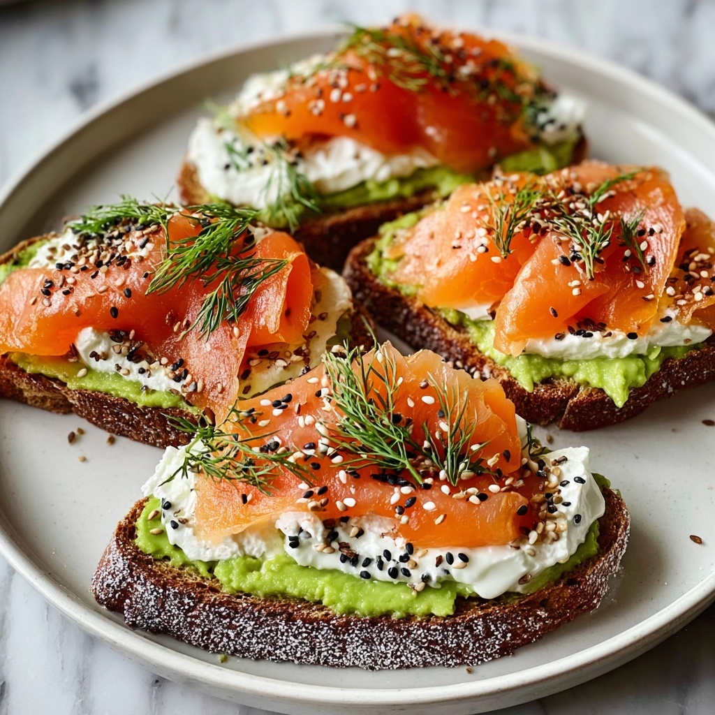 Smoked Salmon & Avocado Toast Recipe - Recipe Image