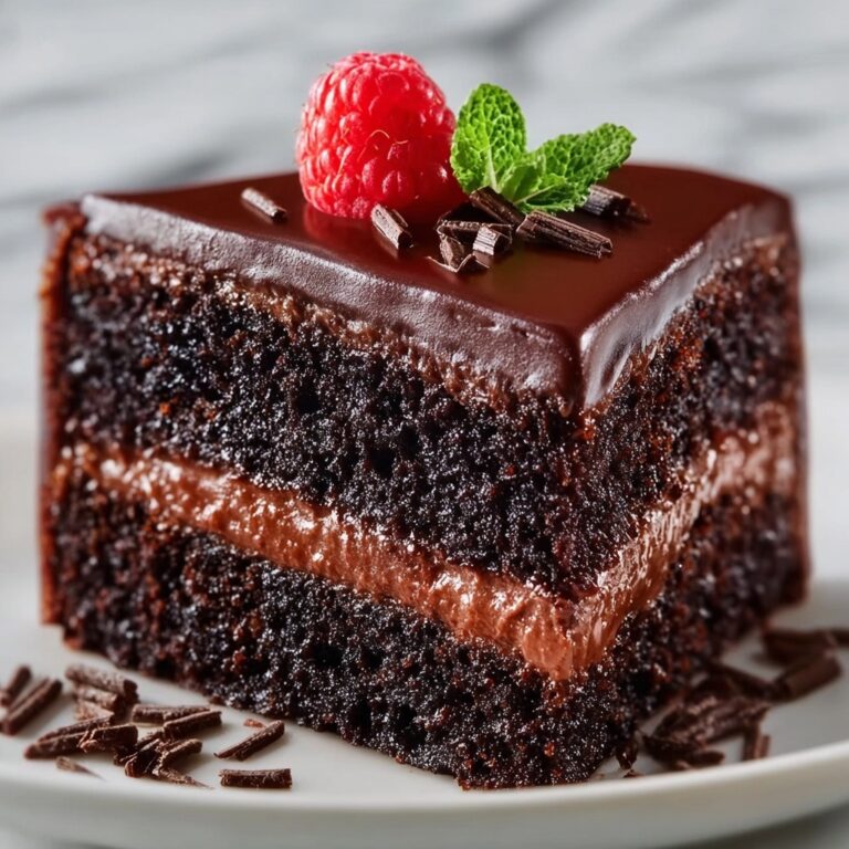 Chocolate Depression Cake with Chocolate Frosting Recipe