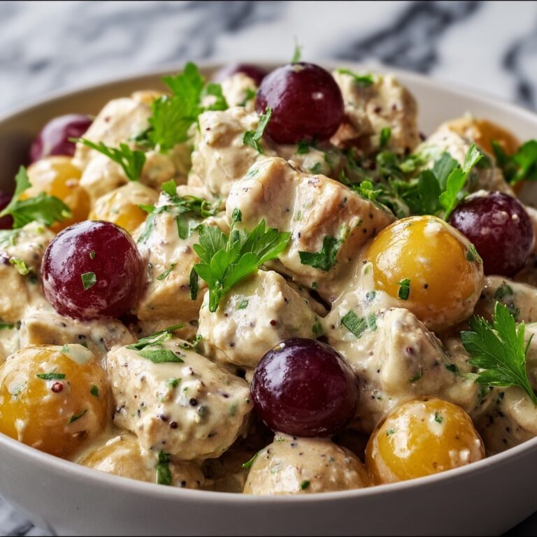 Grape and Chicken Salad with Toasted Nuts on Croissants Recipe