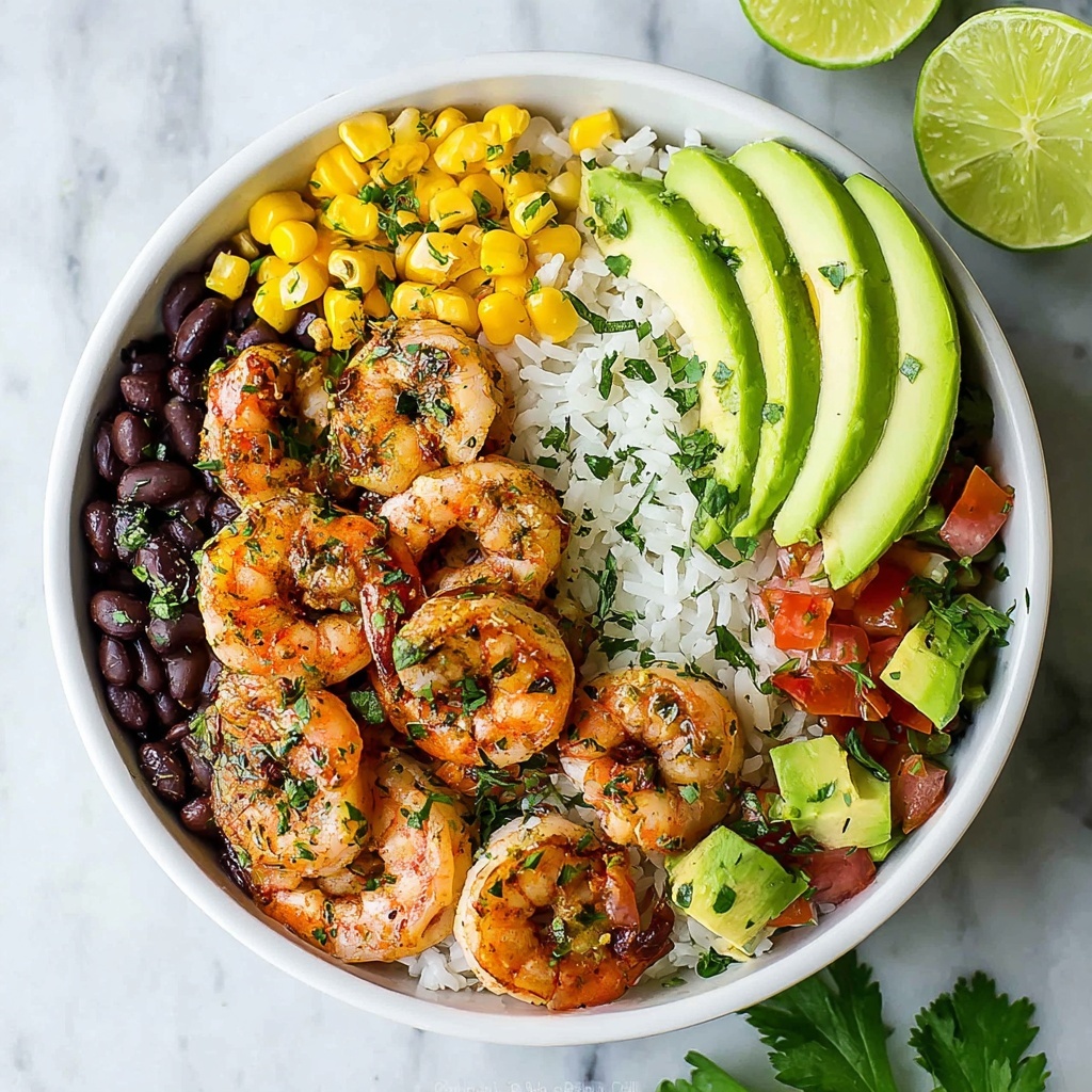 Shrimp Bowl with Cilantro Lime Rice Recipe - Recipe Image