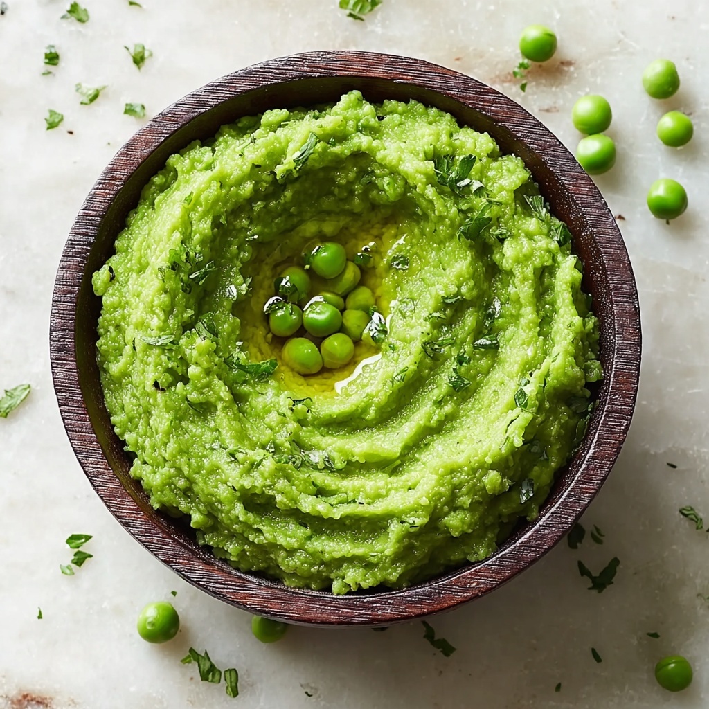 Mashed Peas with Green Onions and Mint Recipe - Recipe Image
