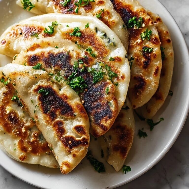 Speedy Dumpling Stuffed Flatbreads Recipe
