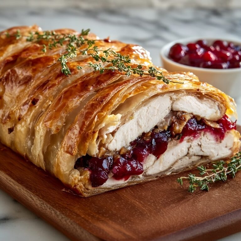 Cranberry Hazelnut Turkey Wellington Recipe
