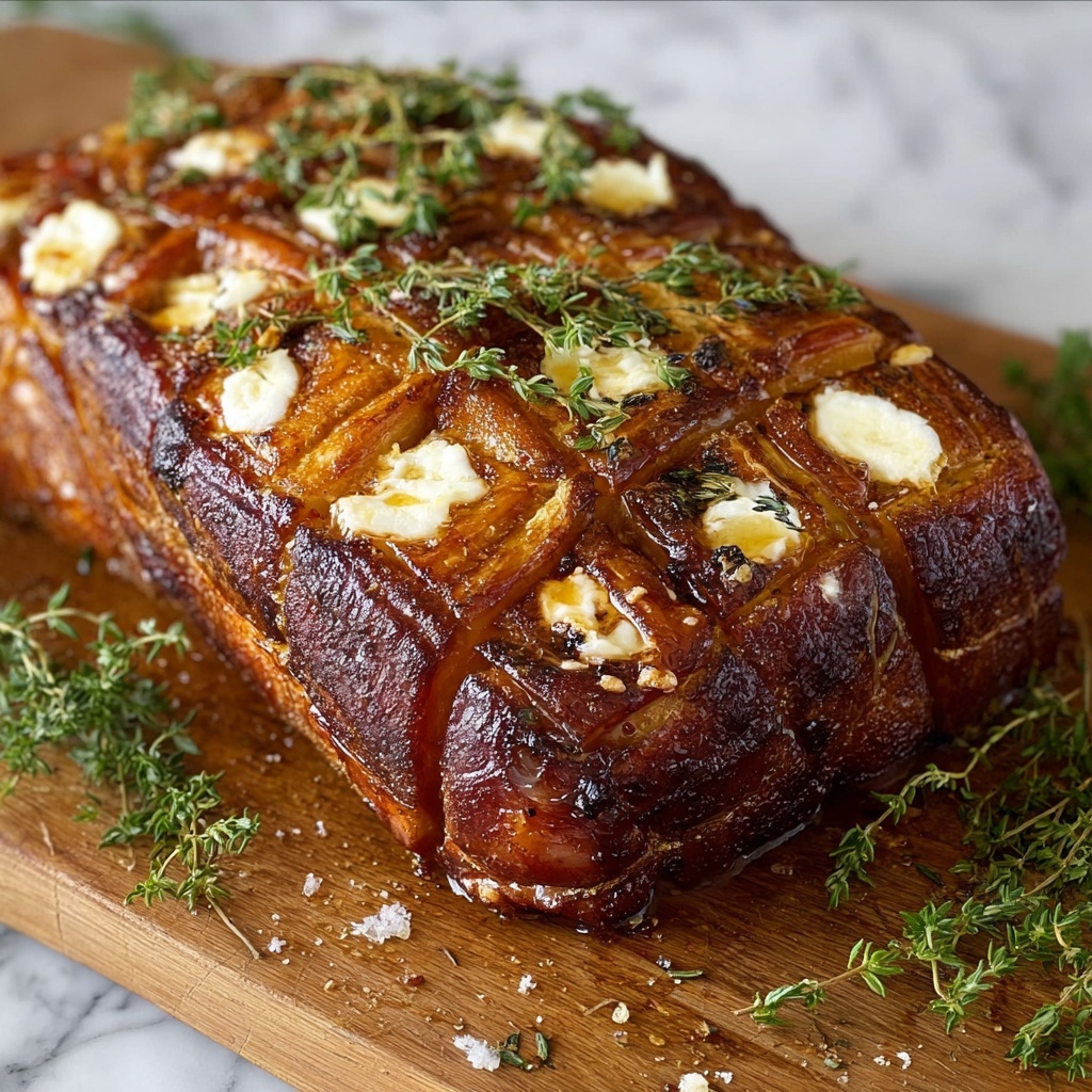 Fetta, Thyme, and Honey Loaded Loaf Recipe - Recipe Image