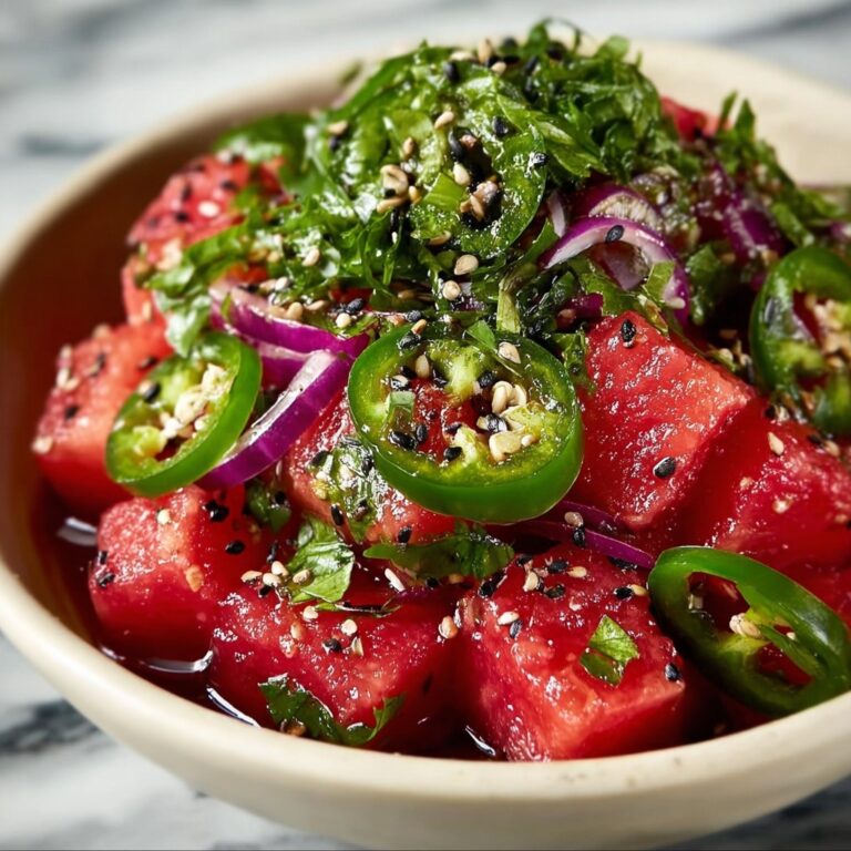 Watermelon Shiso Salad Recipe