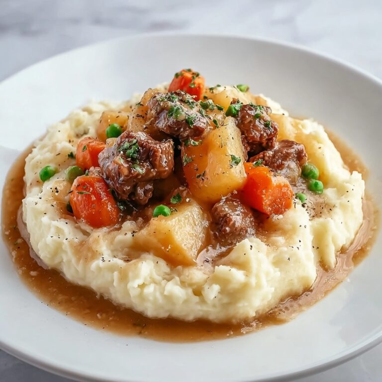 Irish Beef Stew with Mashed Potatoes Recipe