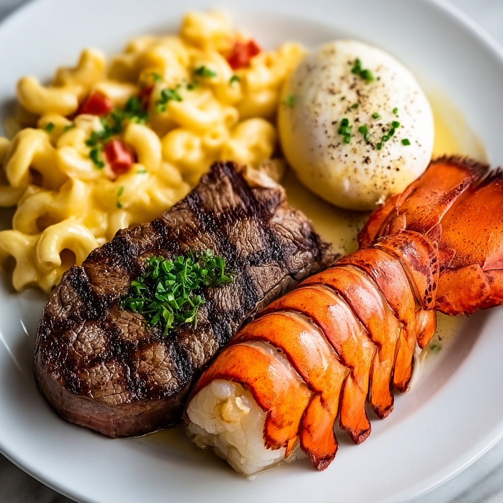 Steak and Lobster Dinner Recipe - Recipe Image