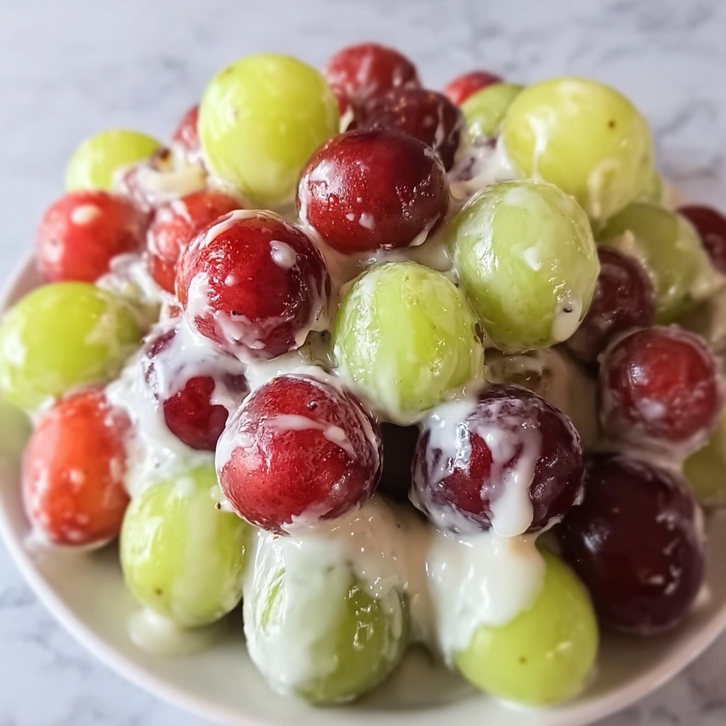 Creamy Grape Delight Recipe - Recipe Image