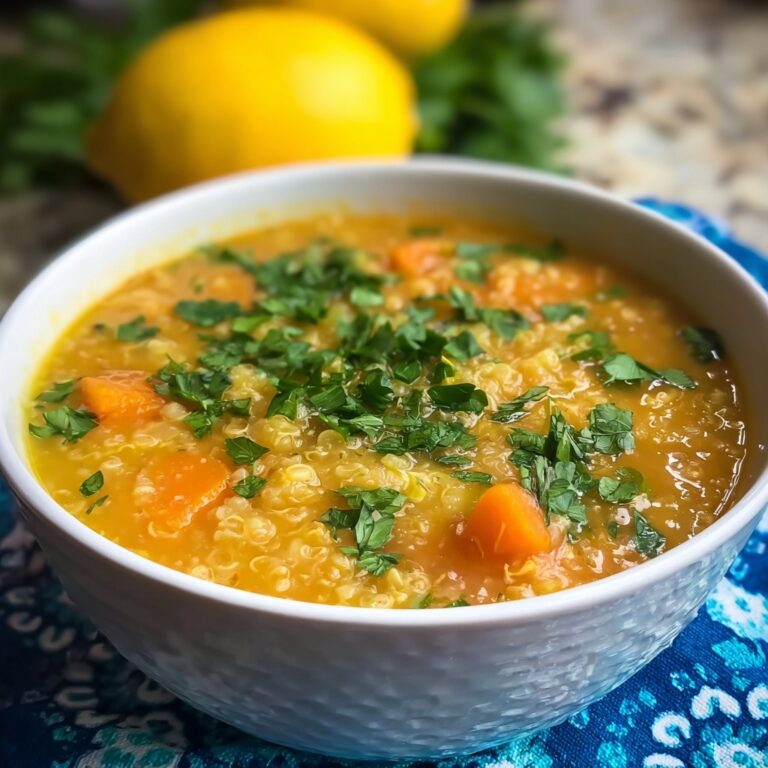 Lentil and Bulgur Soup with Lemon and Parsley Recipe