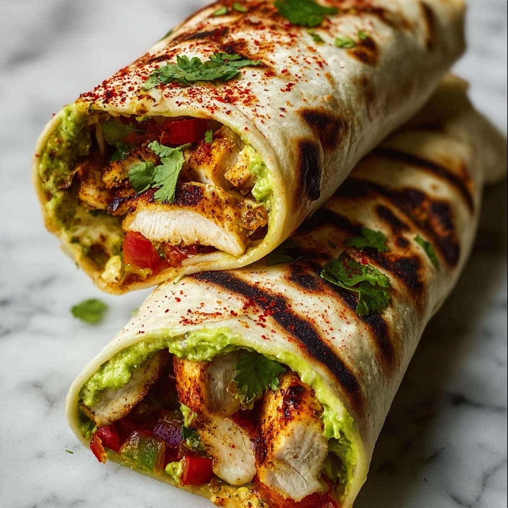 Chipotle Ranch Grilled Chicken Burrito Recipe - Recipe Image