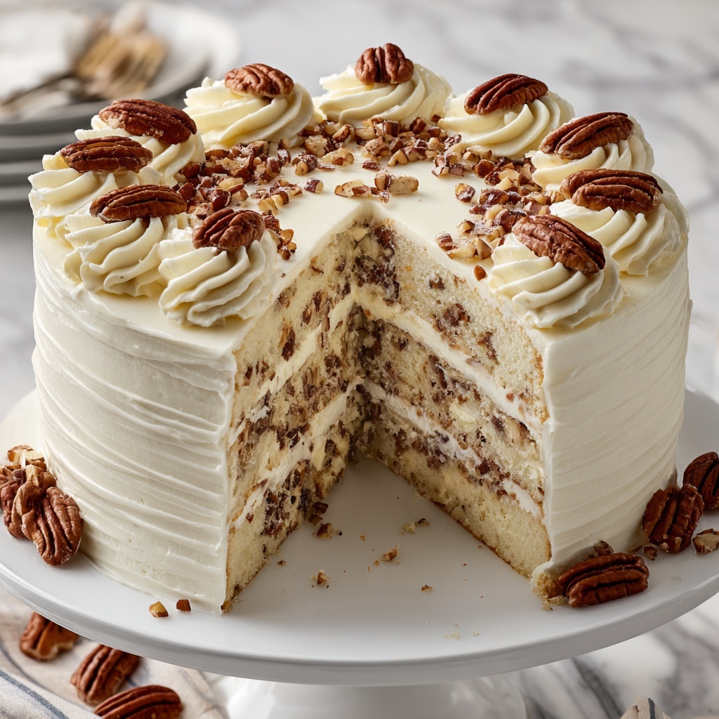 Quick Italian Cream Cake Recipe - Recipe Image