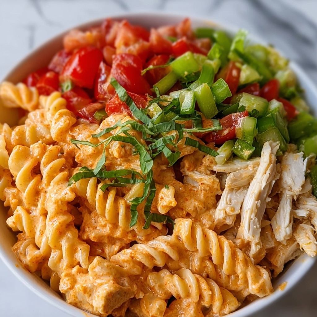 Buffalo Chicken Pasta Salad Recipe - Recipe Image