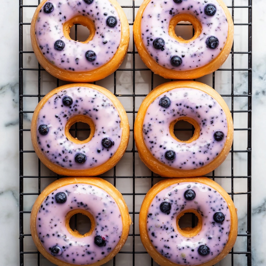 Healthy Blueberry Donuts Recipe - Recipe Image