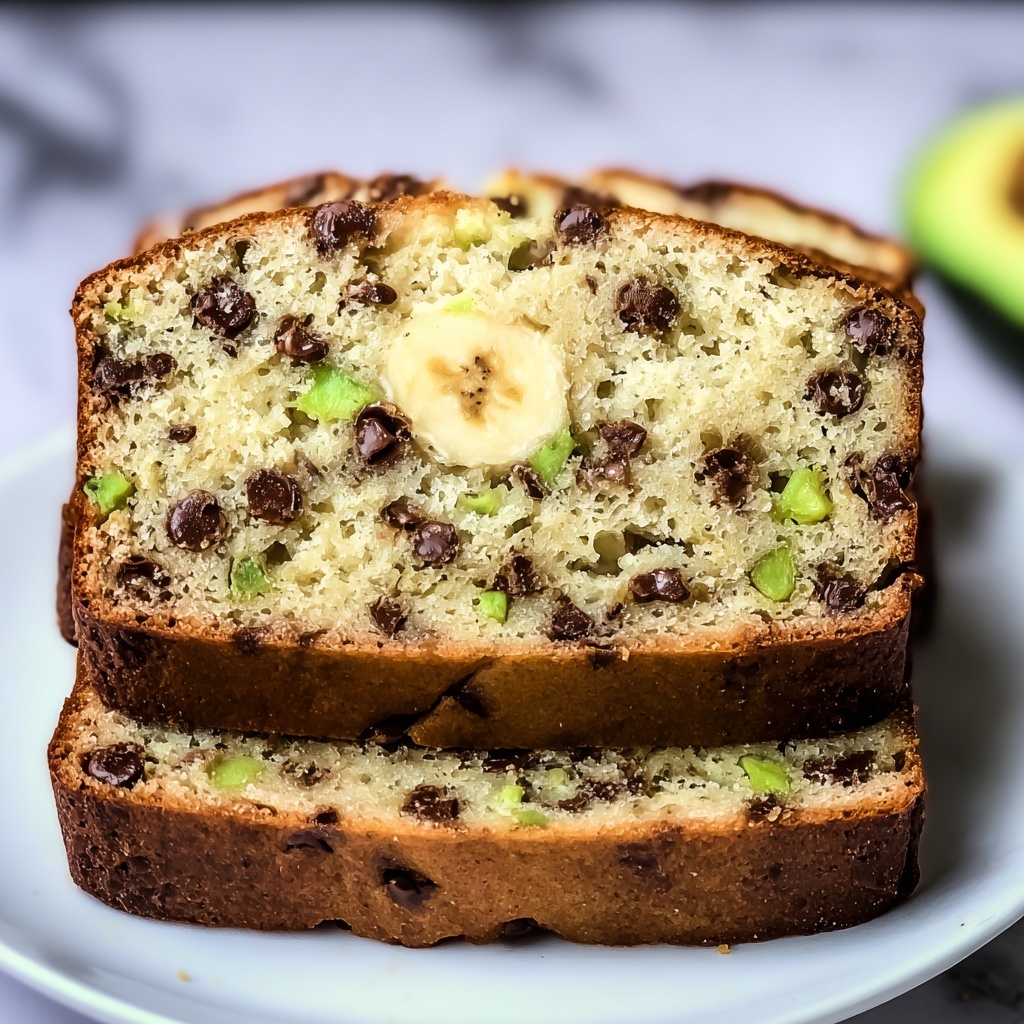 Avocado Banana Bread Recipe - Recipe Image