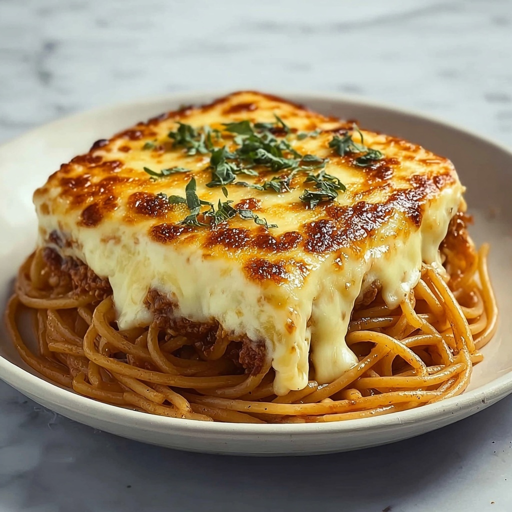 Cream Cheese Spaghetti Casserole Recipe - Recipe Image