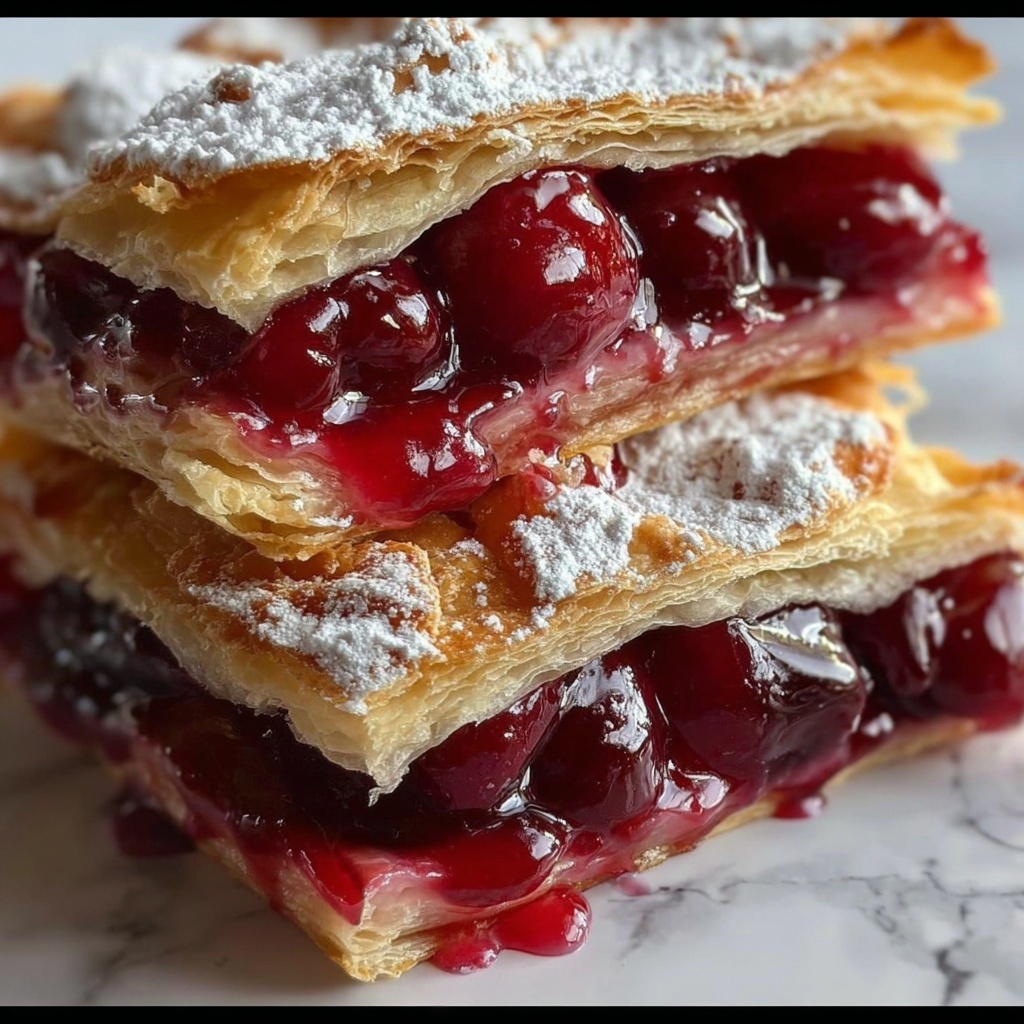 Cherry Pie Bites Recipe - Recipe Image