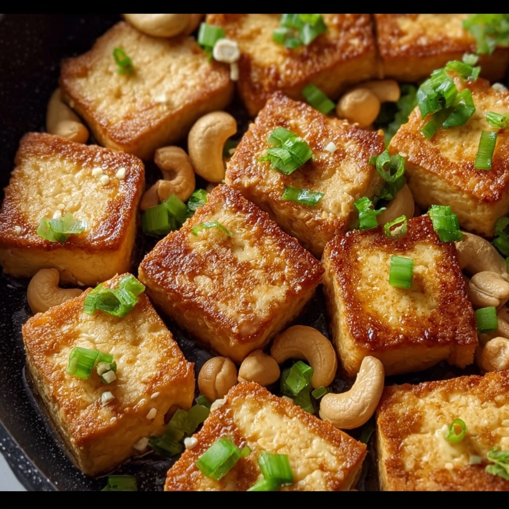 Vegan Cashew Tofu Recipe - Recipe Image