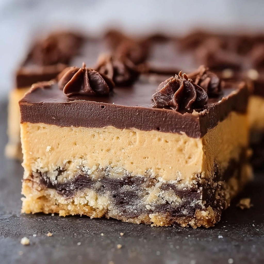 Chocolate Peanut Butter Dream Bars Recipe - Recipe Image