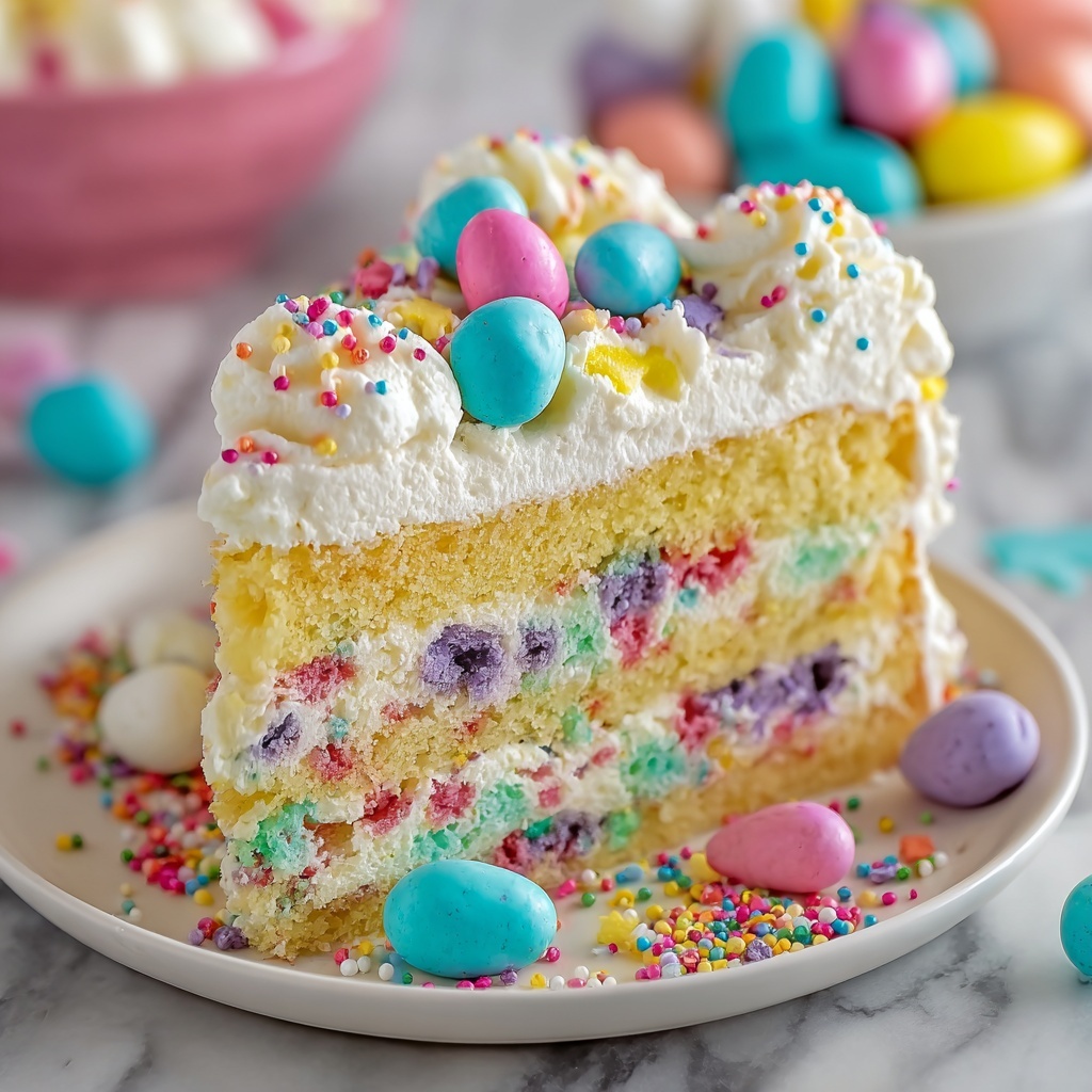 Easter Poke Cake Recipe - Recipe Image