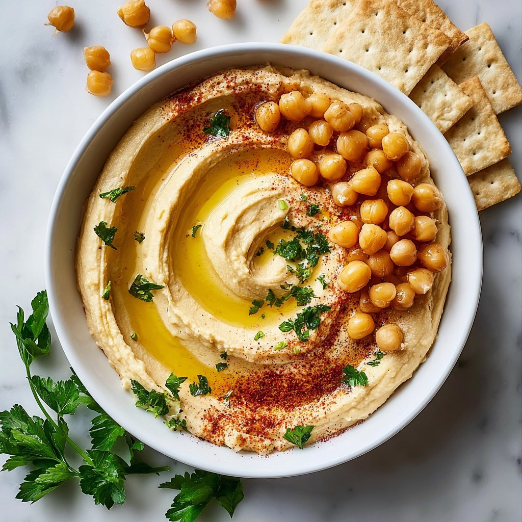 Homemade Hummus Recipe - Recipe Image