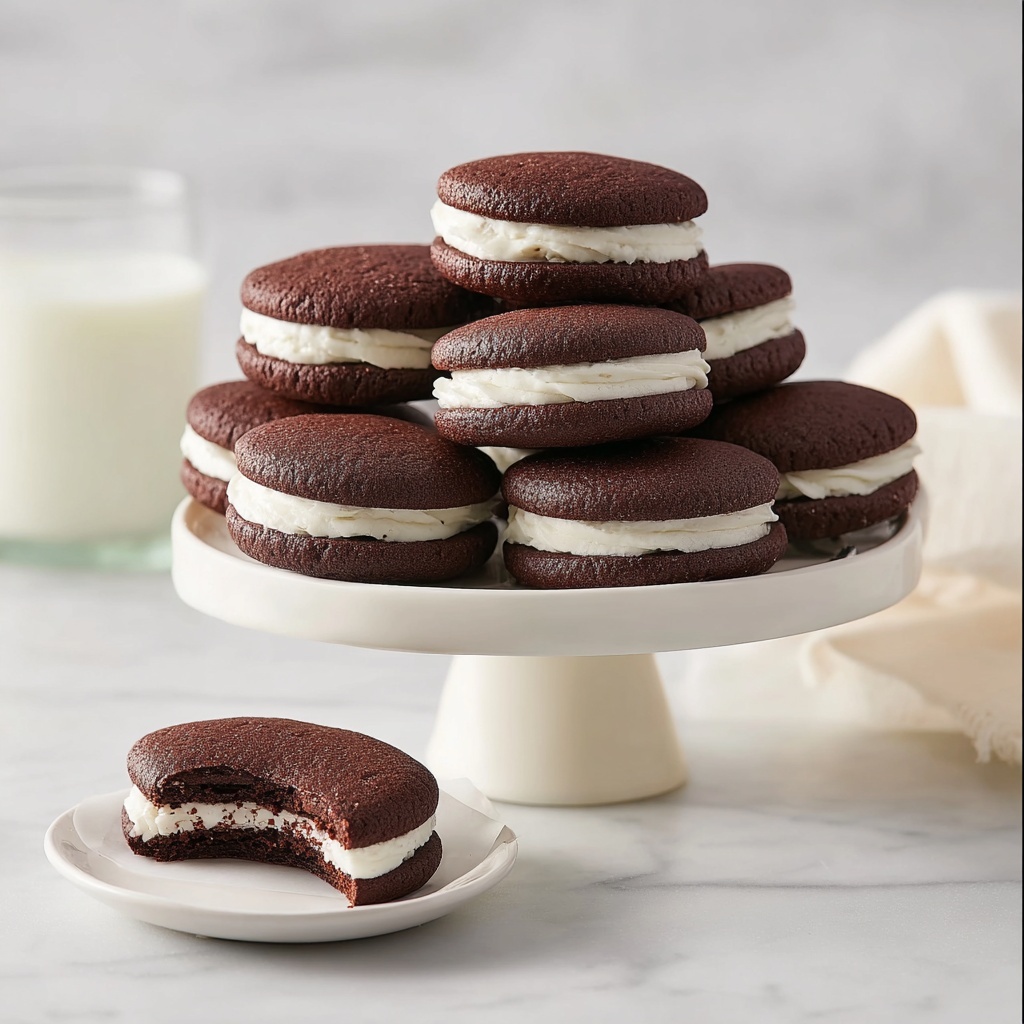 Chocolate Marshmallow Whoopie Pies Recipe - Recipe Image