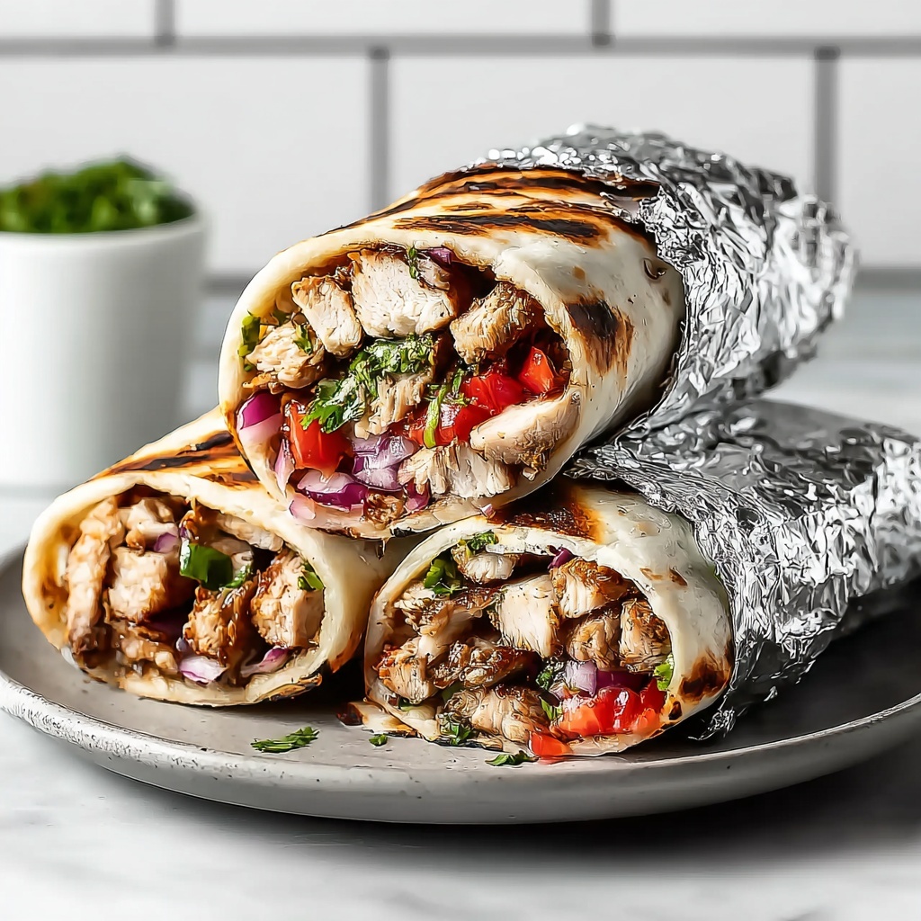 Grilled Chicken Gyro Wraps Recipe - Recipe Image