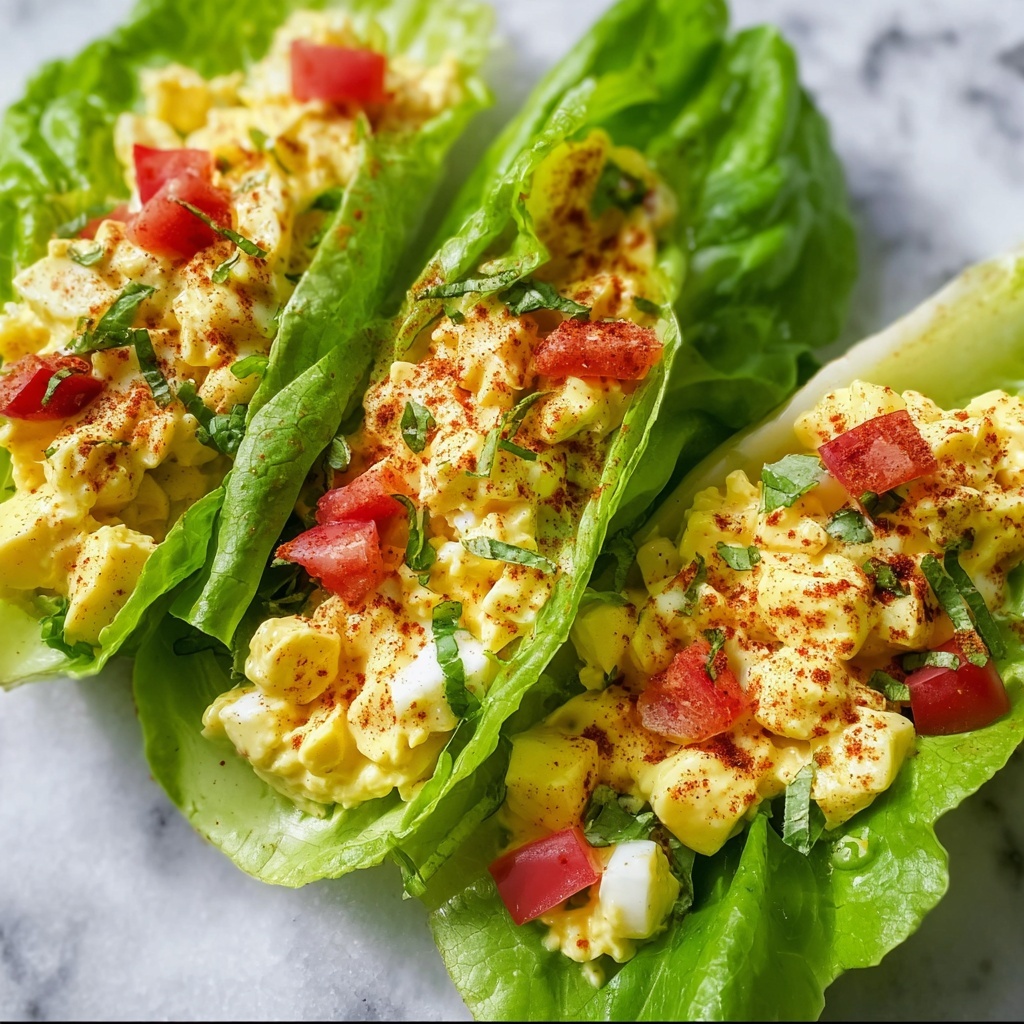 BLT Egg Salad Lettuce Wraps Recipe - Recipe Image