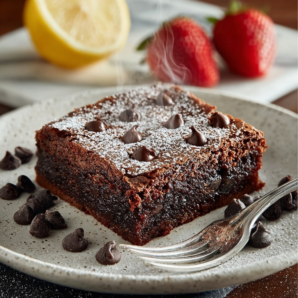 Greek Yogurt Brownies: The Ultimate Healthy & Delicious Recipe - Recipe Image