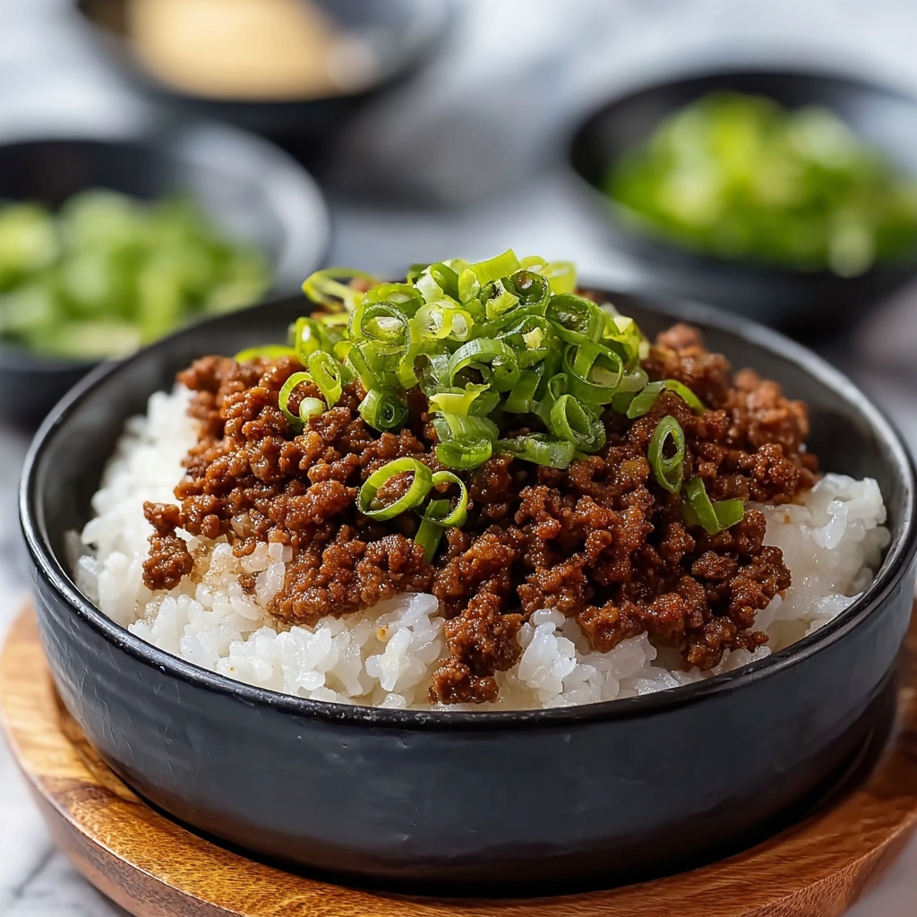 Korean Ground Beef Bowl Recipe - Recipe Image