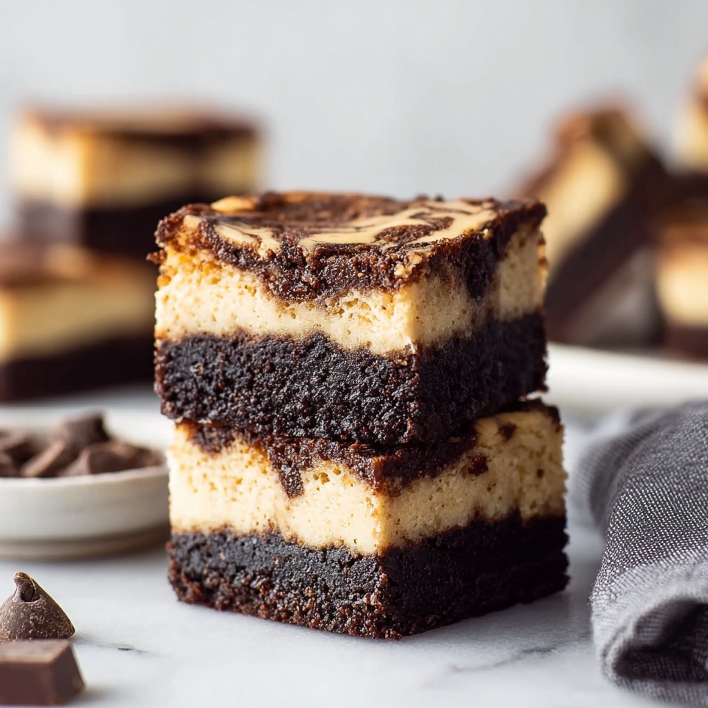 Brownie Bottom Cookie Dough Cheesecake Bars Recipe - Recipe Image