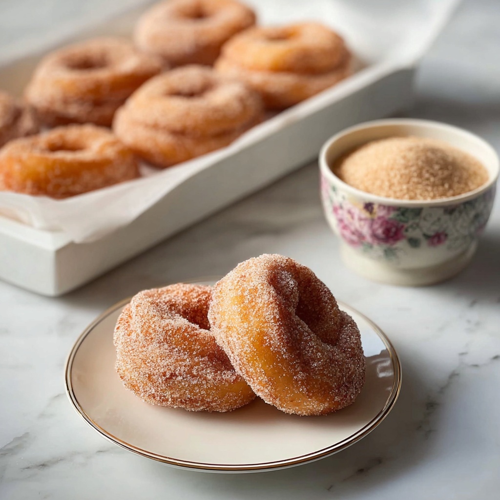 Cinnamon Sugar Twist Doughnuts Recipe - Recipe Image