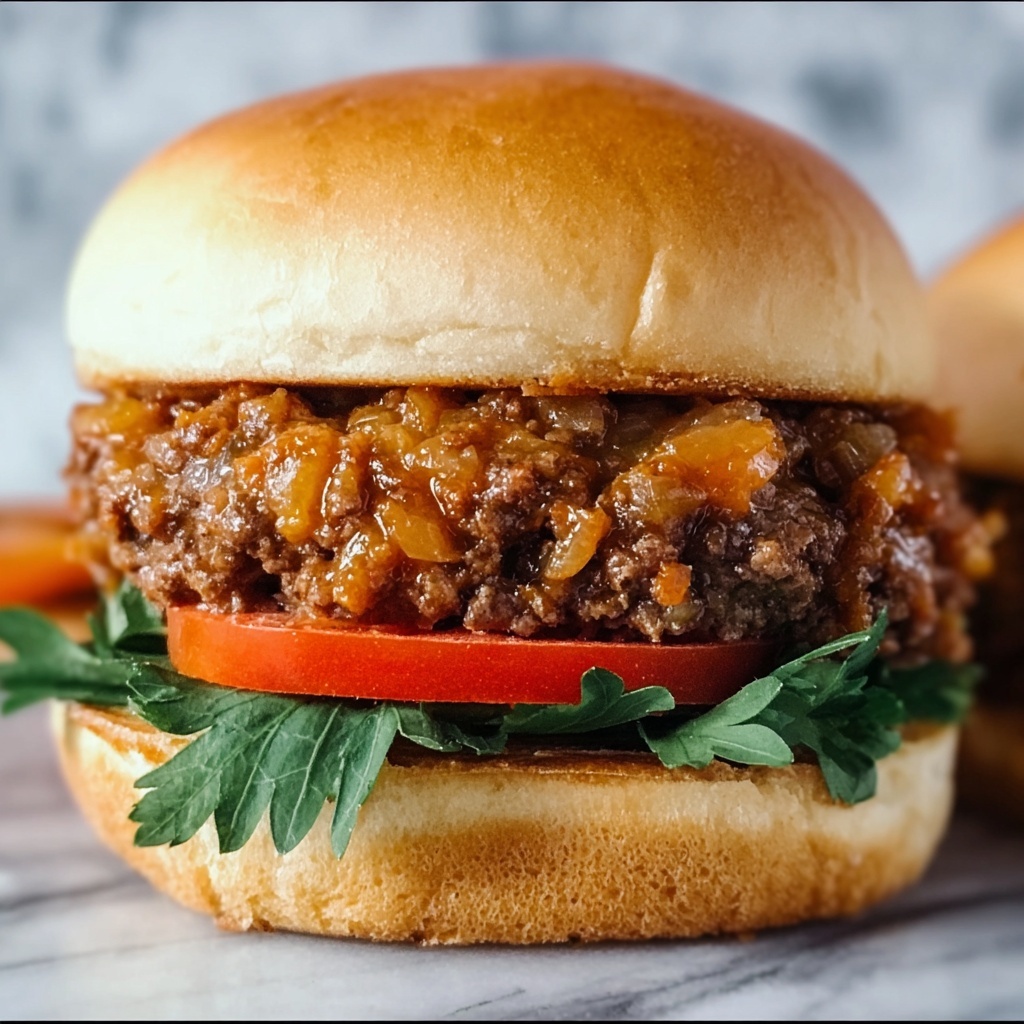 Steakhouse Burger Sloppy Joes Recipe - Recipe Image