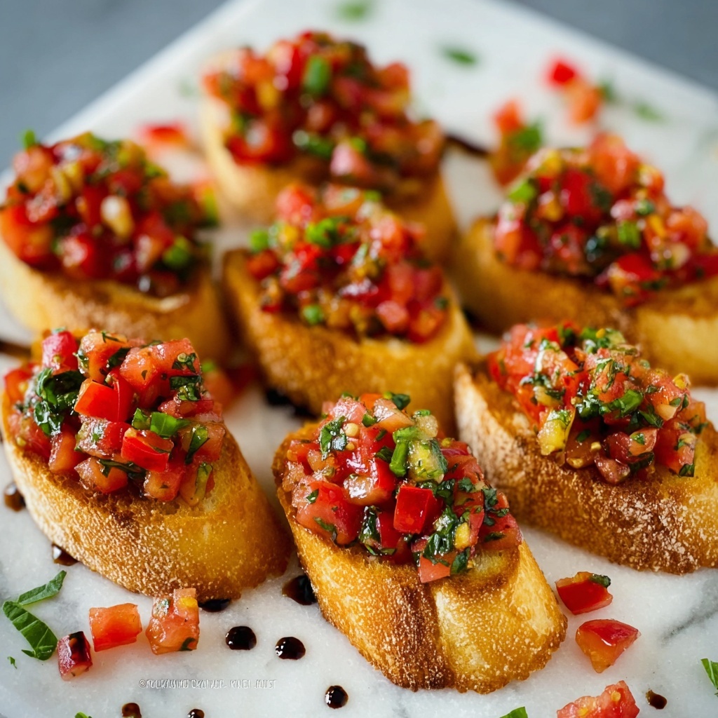 Bruschetta Recipe Guaranteed to Wow – Easy, Fresh, and Flavorful Recipe - Recipe Image