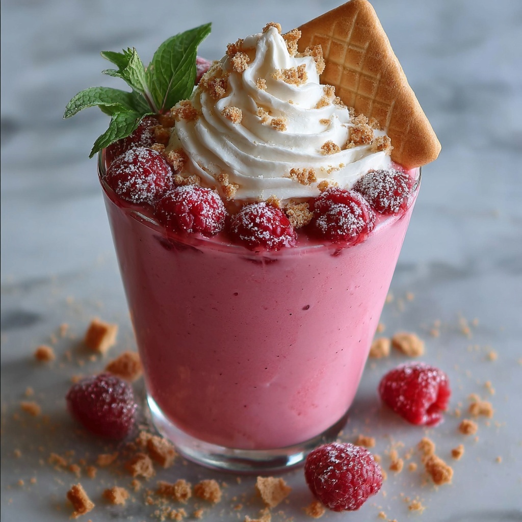 Raspberry Cheesecake Protein Shake Recipe - Recipe Image