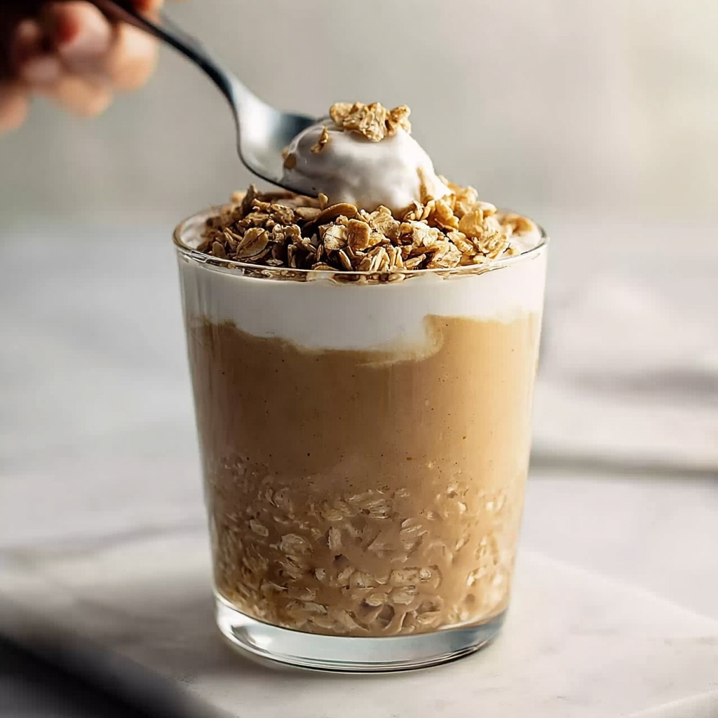 Brown Sugar Shaken Espresso Overnight Oats Recipe - Recipe Image