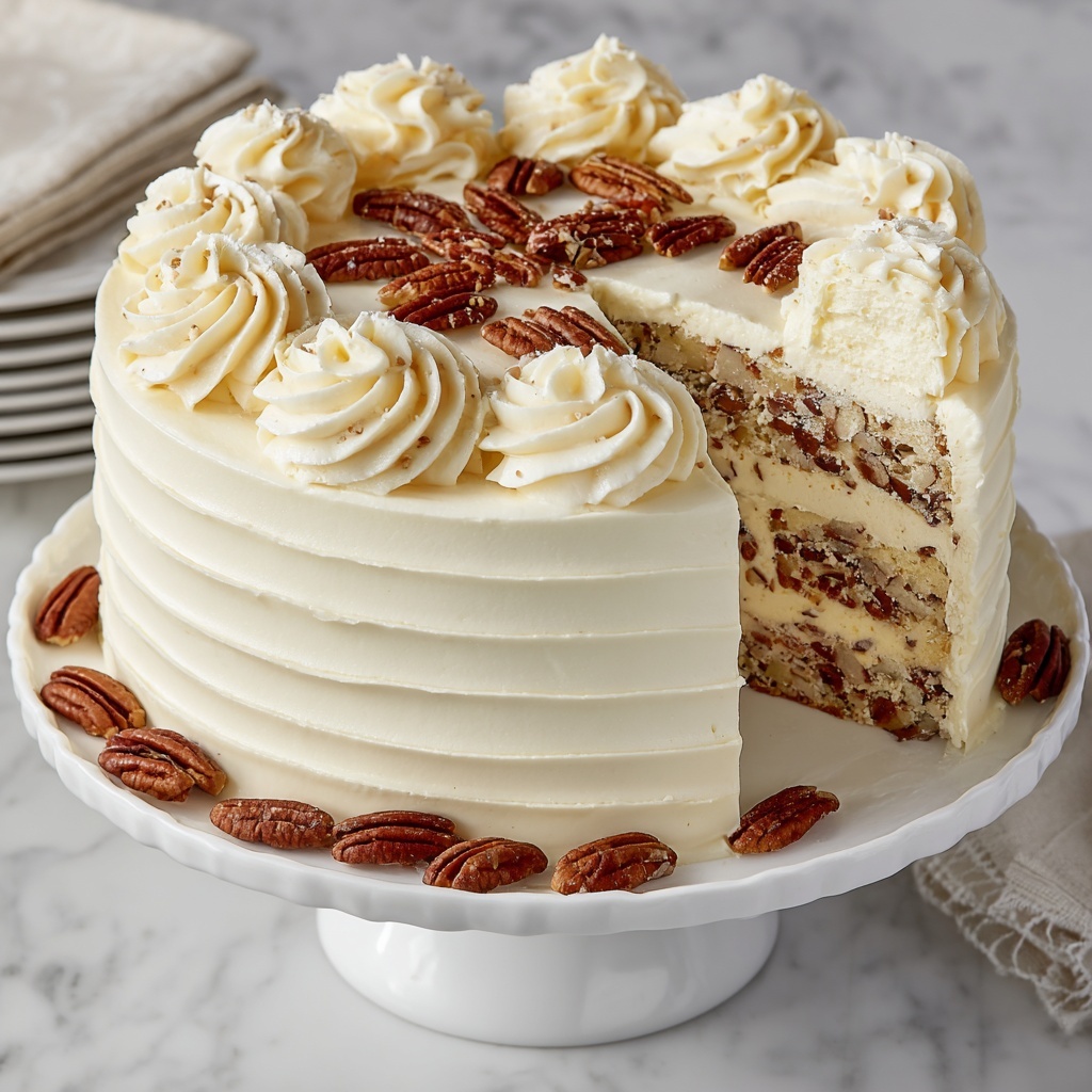 Quick Italian Cream Cake Recipe - Recipe Image