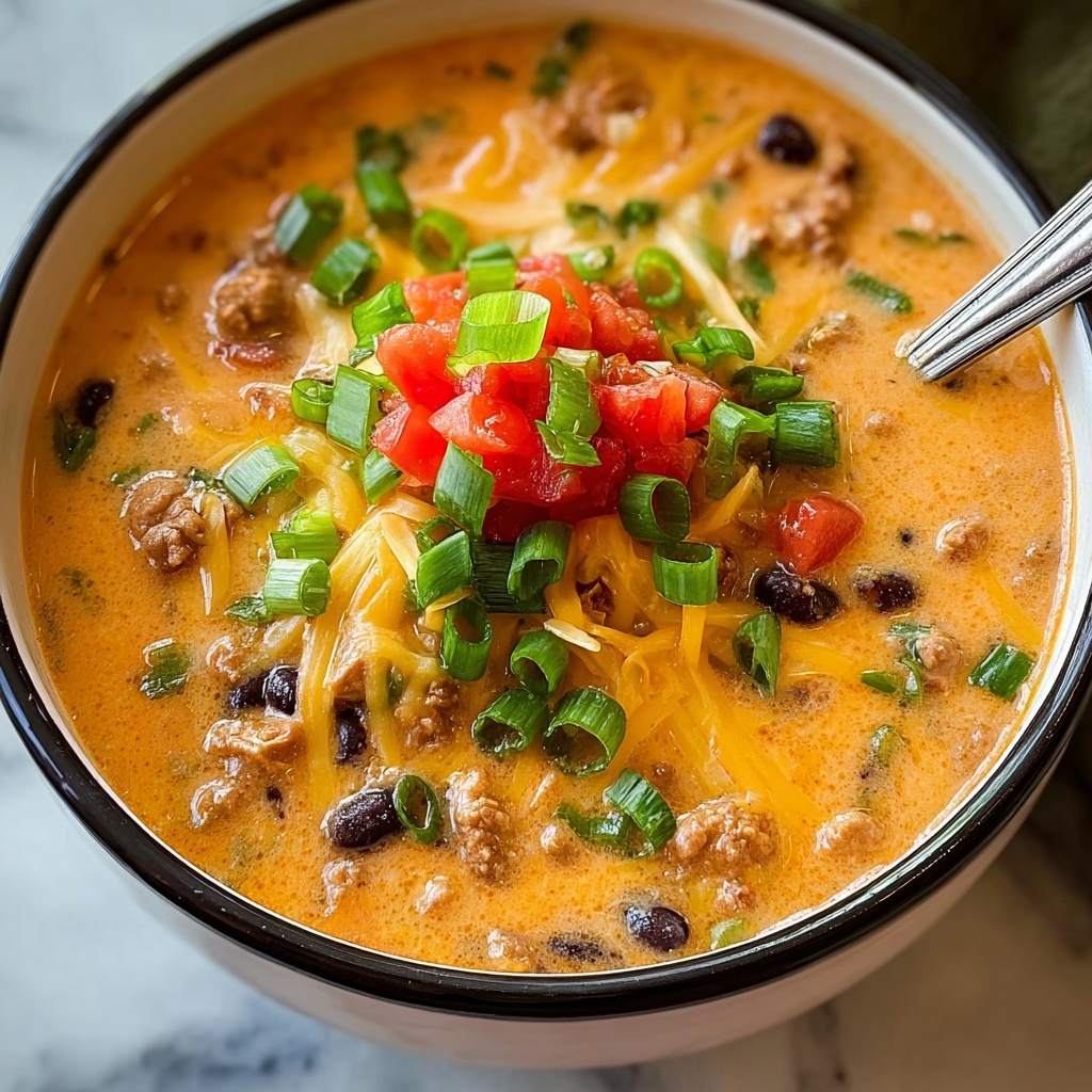 Easy Creamy Taco Soup Recipe - Recipe Image