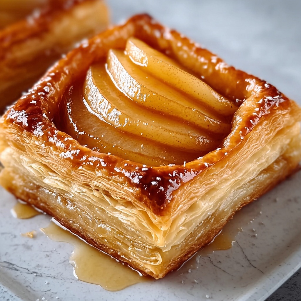 Caramel Apple Puff Pastry Recipe - Recipe Image