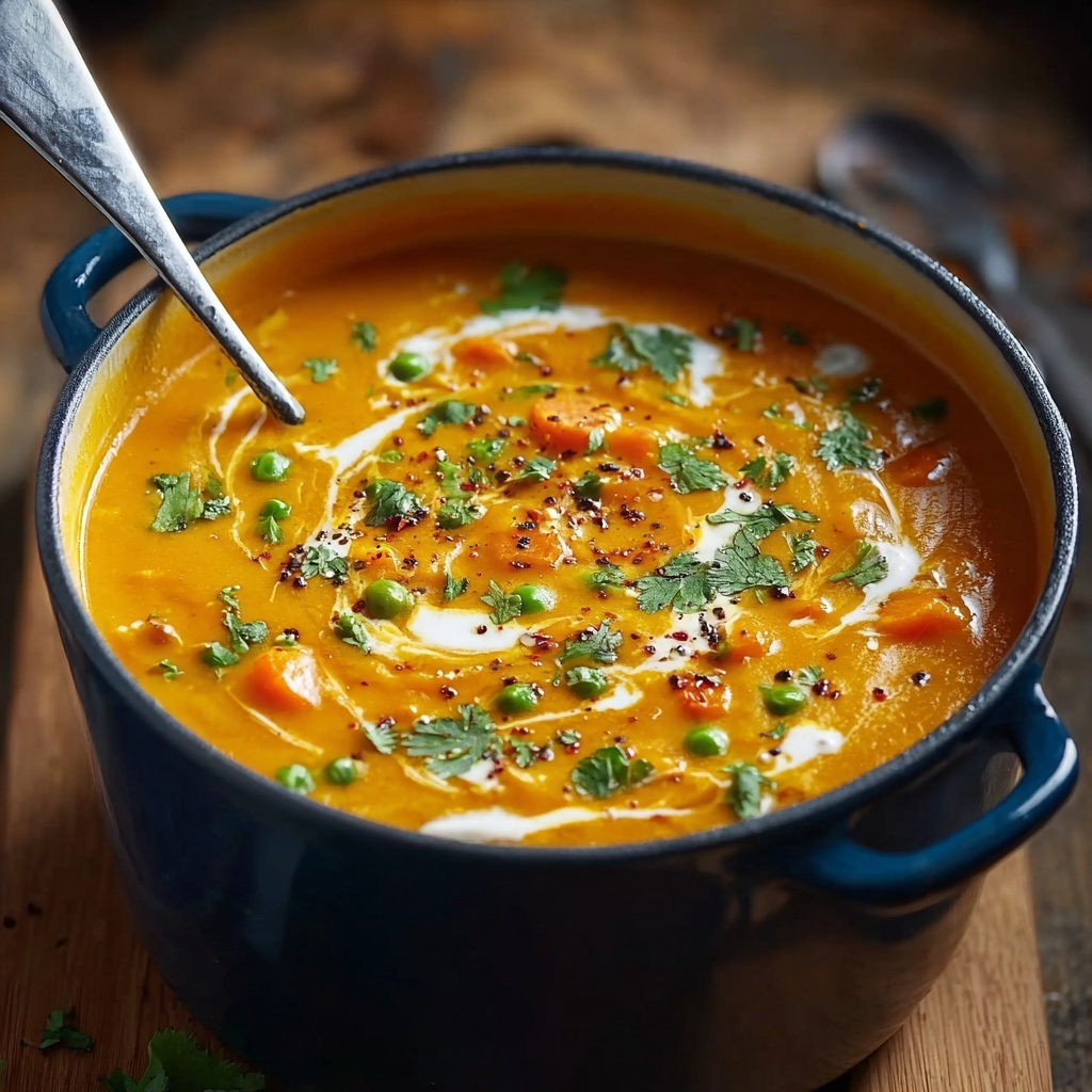 Spicy Carrot and Red Lentil Soup Recipe - Recipe Image