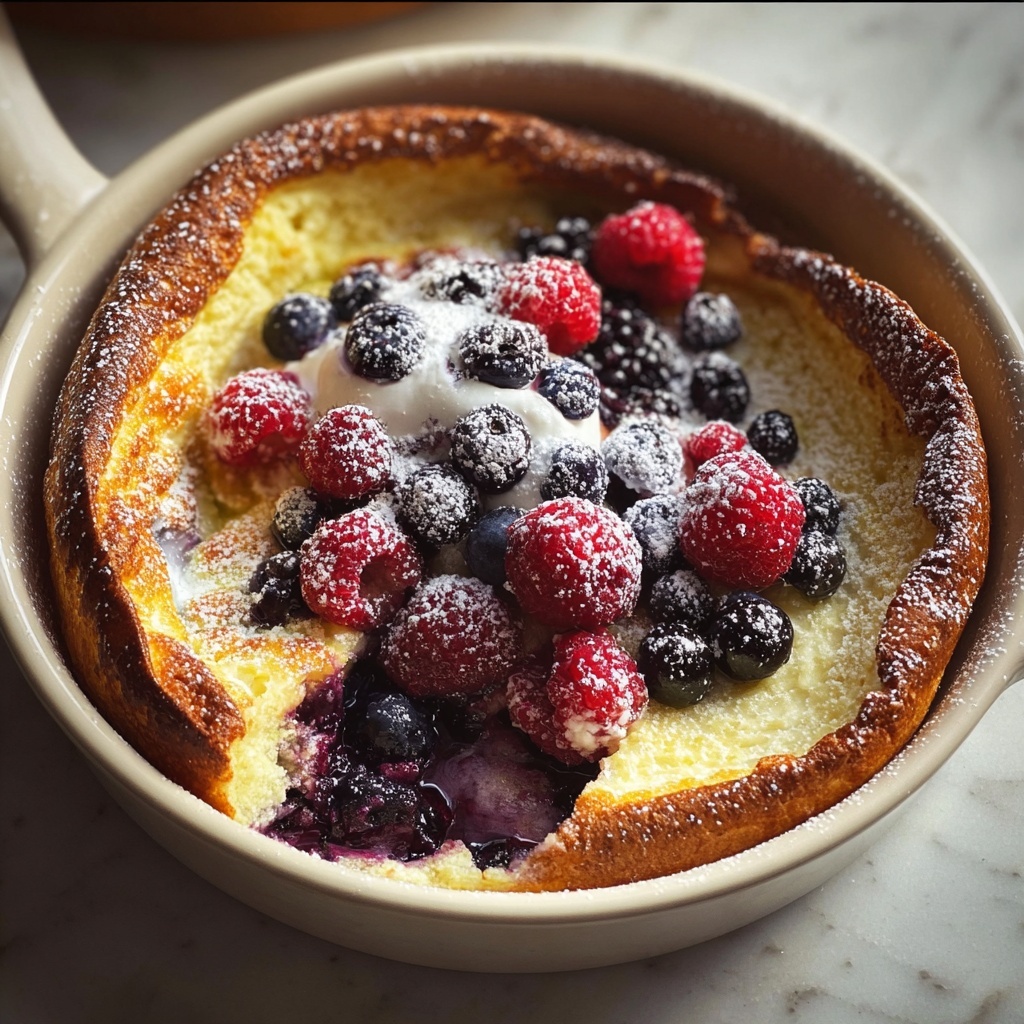 Berries & Cream Stuffed French Toast Casserole Recipe - Recipe Image