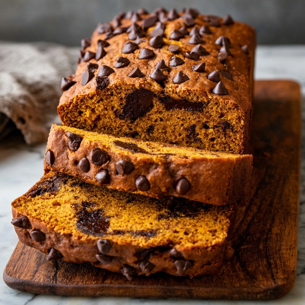 Pumpkin Chocolate Chip Bread Recipe - Recipe Image