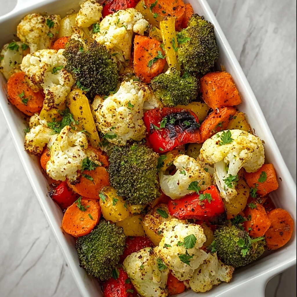 Garlic Roasted Vegetables Recipe - Recipe Image