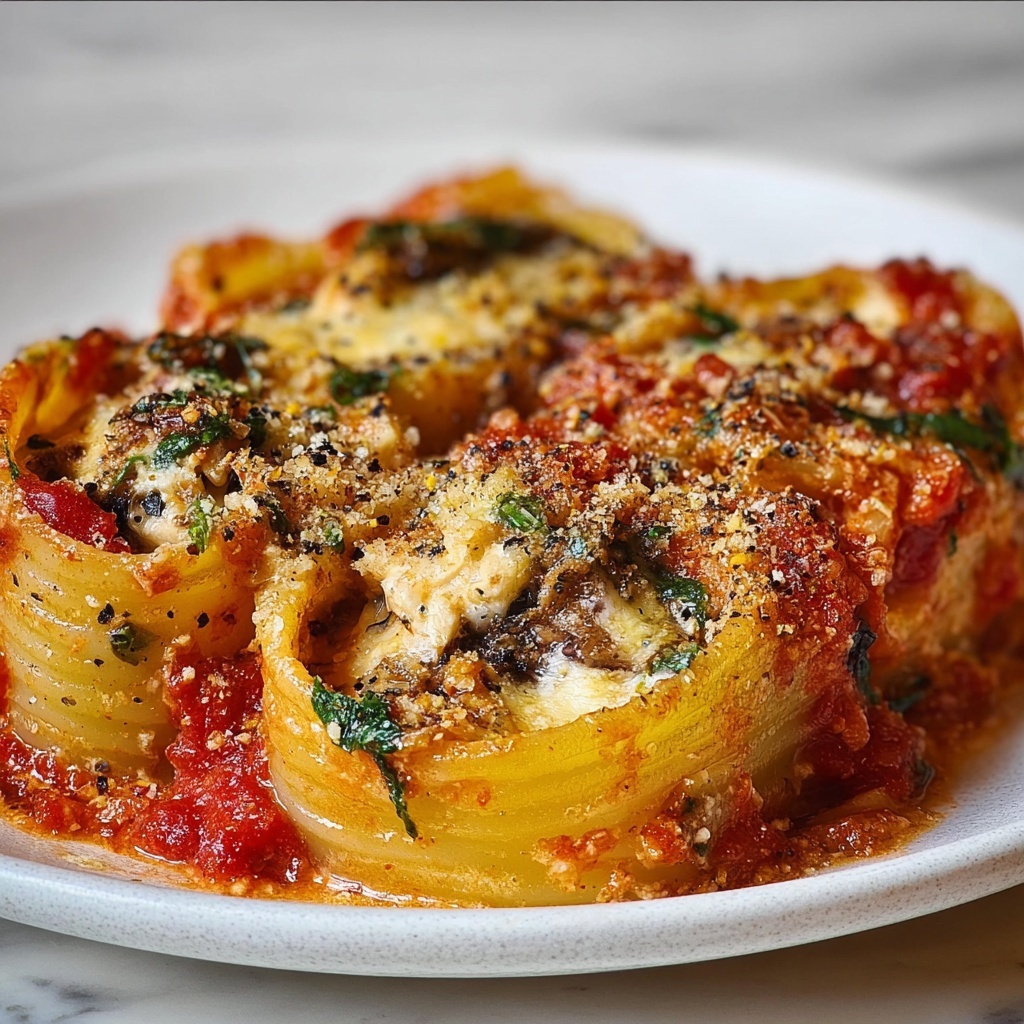 Ricotta & Parsley Paccheri Recipe - Recipe Image