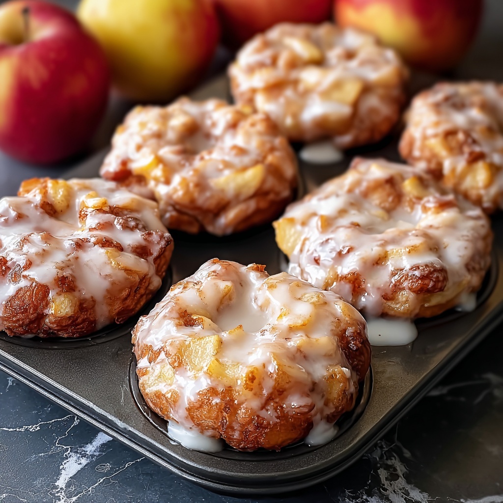 Warm Baked Apple Fritters Recipe - Recipe Image