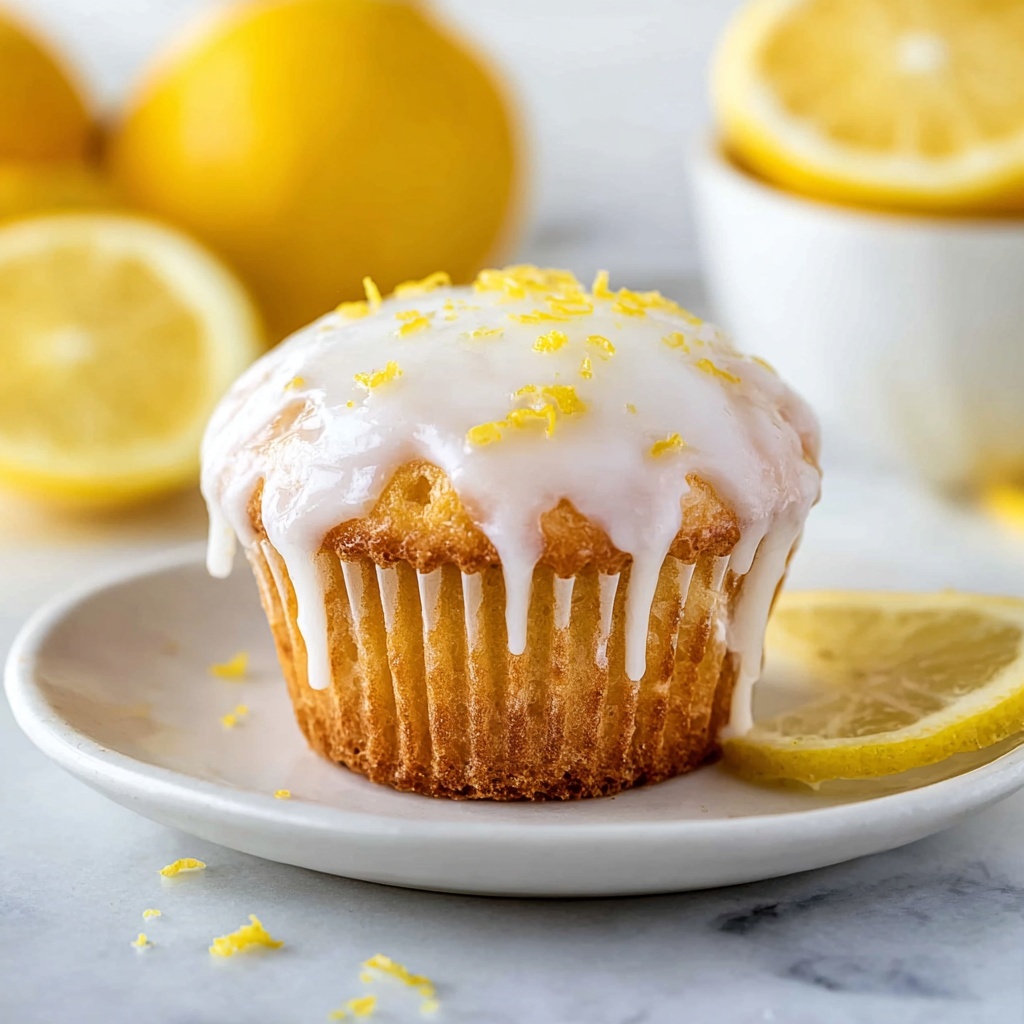 Lemon Muffins with Optional Lemon Glaze Recipe - Recipe Image